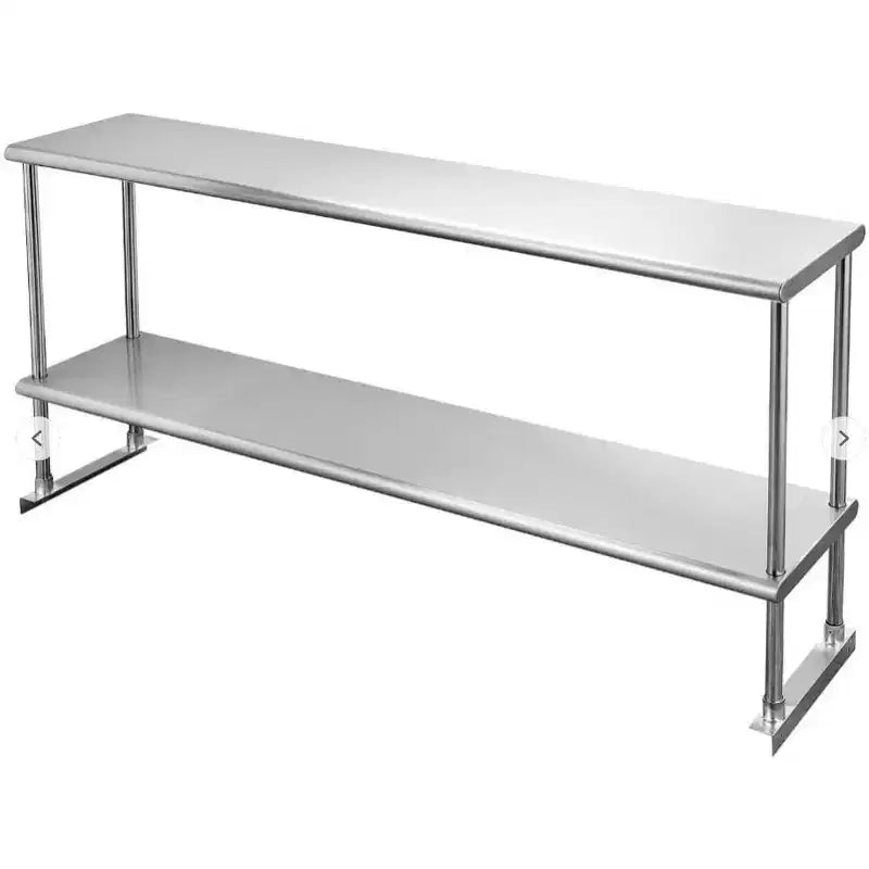 60 * 12 Stainless Steel Workbench - NSF Certified Heavy-Duty Table with Adjustable Shelf & Splash Guard, Safe, Practical & Sturdy
