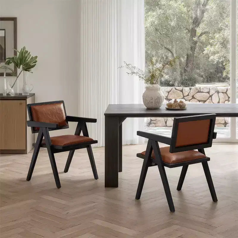 2 Sedie da pranzo moderniste ispirate alle sedie Capitol Complex