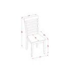 Retro Dinette - Tavolo da pranzo in legno con sedie, 42-54L x 32W - Tavolo in stile rinascimentale