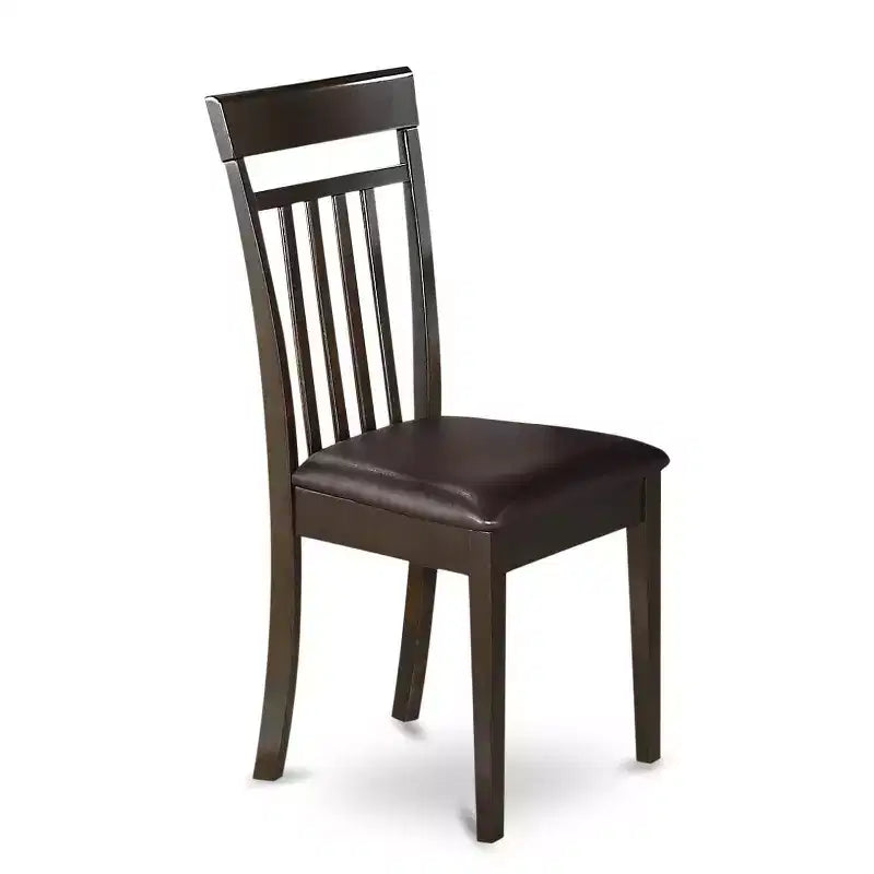 Set da 5 pezzi in legno massello Cappuccino - Sala da pranzo - 4 posti