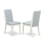 Tavolo da pranzo con piano in legno massello Jacobean anticato a 5 pezzi con 4 sedie Parson