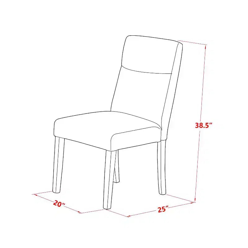 Set 5 pz bianco lino in legno massello - Sala da pranzo con piano a ribalta - 4 posti a sedere