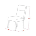 Set 5 pz bianco lino in legno massello - Sala da pranzo con piano a ribalta - 4 posti a sedere