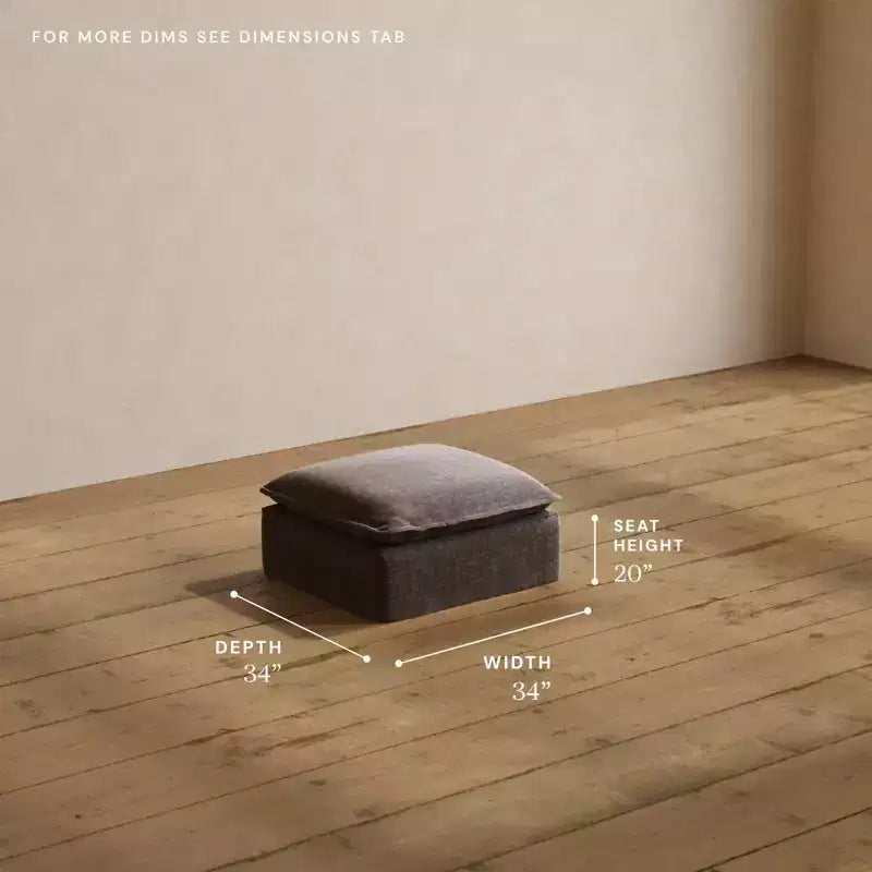 Pouf modulare lavabile | Seduta Memorix+