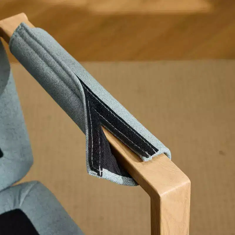 Poltrona moderna imbottita Sedia da ufficio ergonomica con altezza regolabile, ruote girevoli a 360°, sedia da trucco e accentata