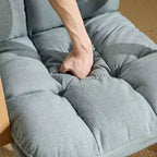 Poltrona moderna imbottita Sedia da ufficio ergonomica con altezza regolabile, ruote girevoli a 360°, sedia da trucco e accentata