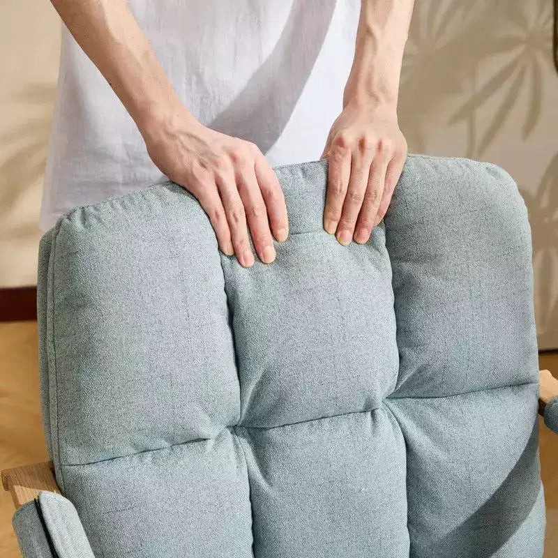 Poltrona moderna imbottita Sedia da ufficio ergonomica con altezza regolabile, ruote girevoli a 360°, sedia da trucco e accentata