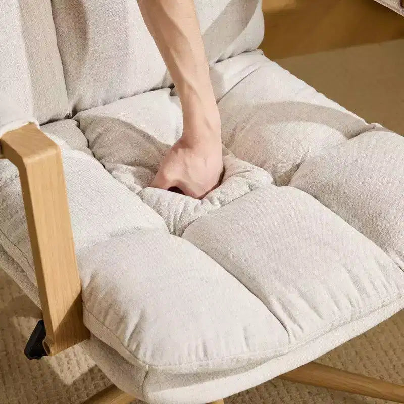 Poltrona moderna imbottita Sedia da ufficio ergonomica con altezza regolabile, ruote girevoli a 360°, sedia da trucco e accentata