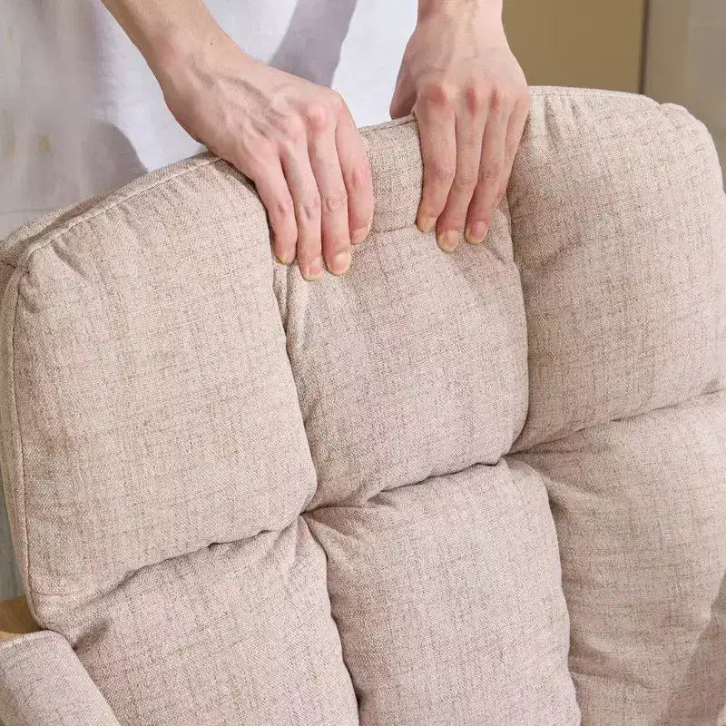 Poltrona moderna imbottita Sedia da ufficio ergonomica con altezza regolabile, ruote girevoli a 360°, sedia da trucco e accentata